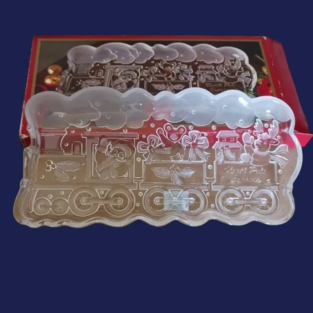 Gorham a holiday tradition north pole express  train platter server